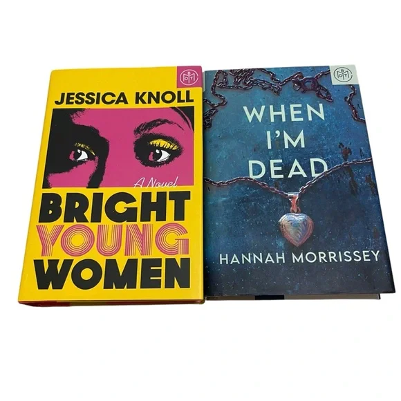 BOTM 2 hardcover books Bright Young Women & When I'm Dead fiction suspense novel - Picture 2 of 3